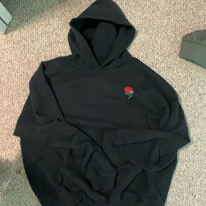 Men’s Rose Hoodie Size XL